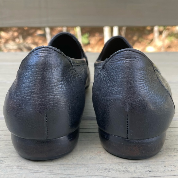 Cole Haan Black and Brown Woven Leather Loafers Shoes size 10 B - Picture 6 of 11